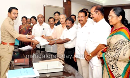 BJP submitting memorondum